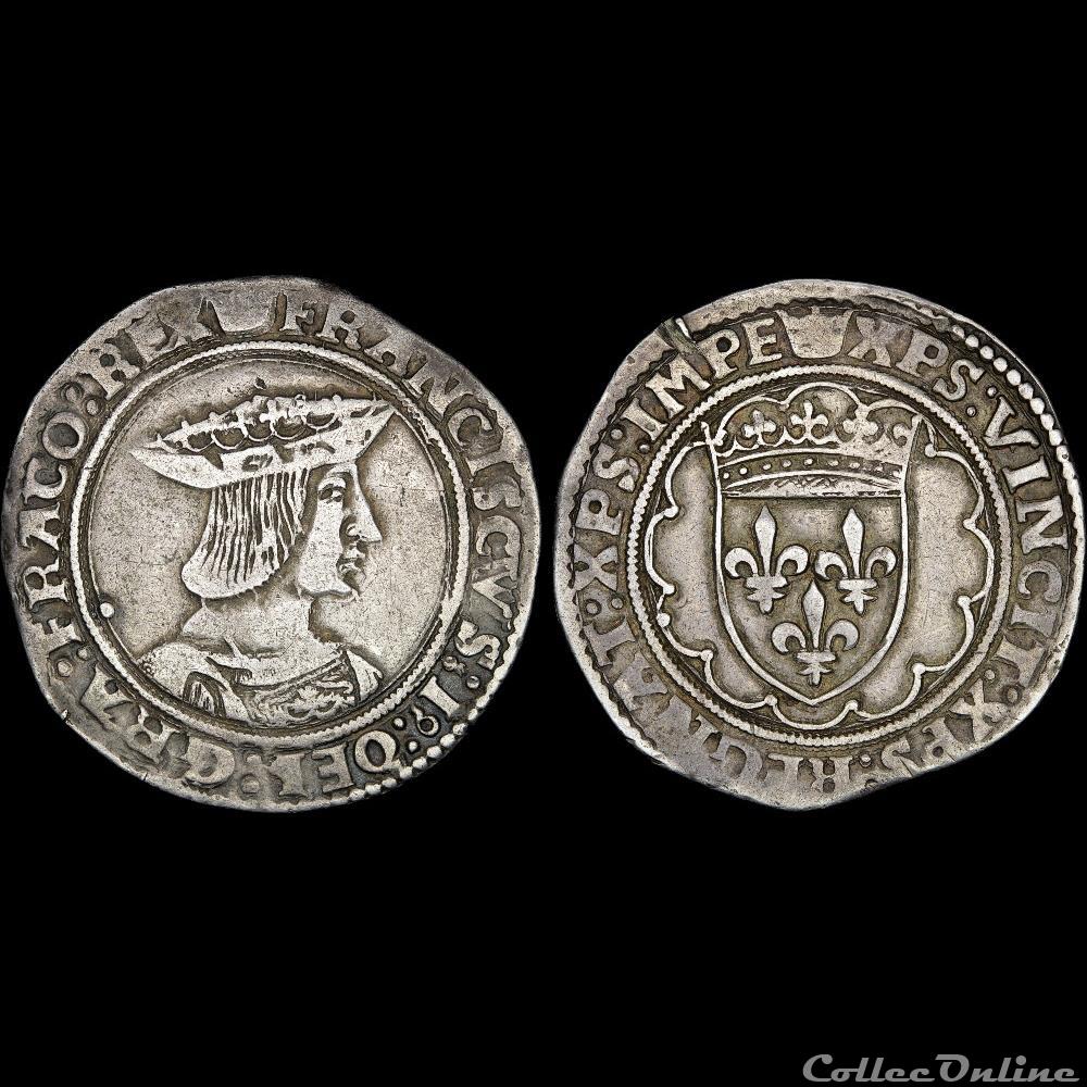 François Ier (1515-1547) - Teston - Paris 3 monnaie france royale francois ier 1515 1547 teston paris