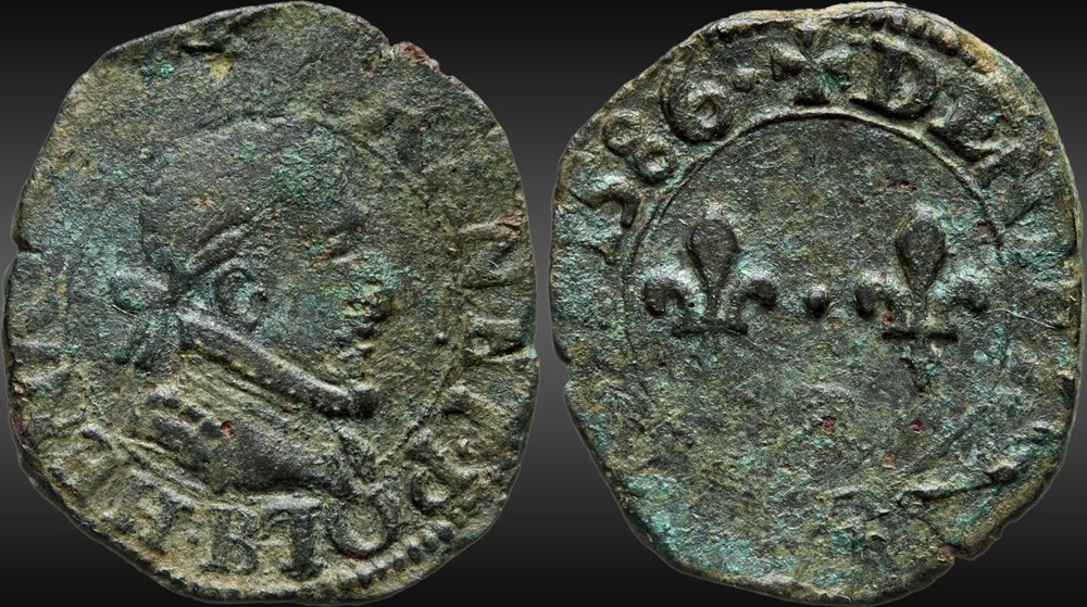 Denier tournois 1 monnaies europe medievale a france royales denier tournois 1