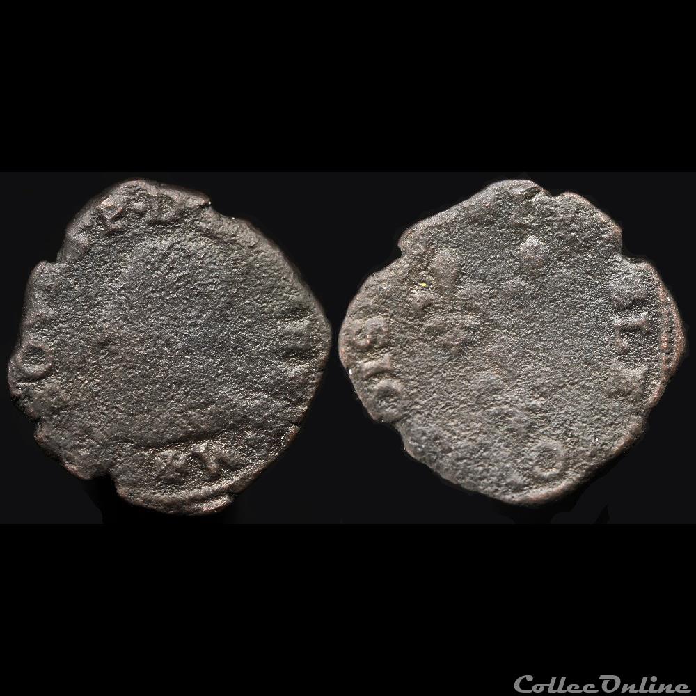 monnaie france feodale cgkl 720 dombes francois ii de bourbon montpensier 1582 1592 double tournois 1584