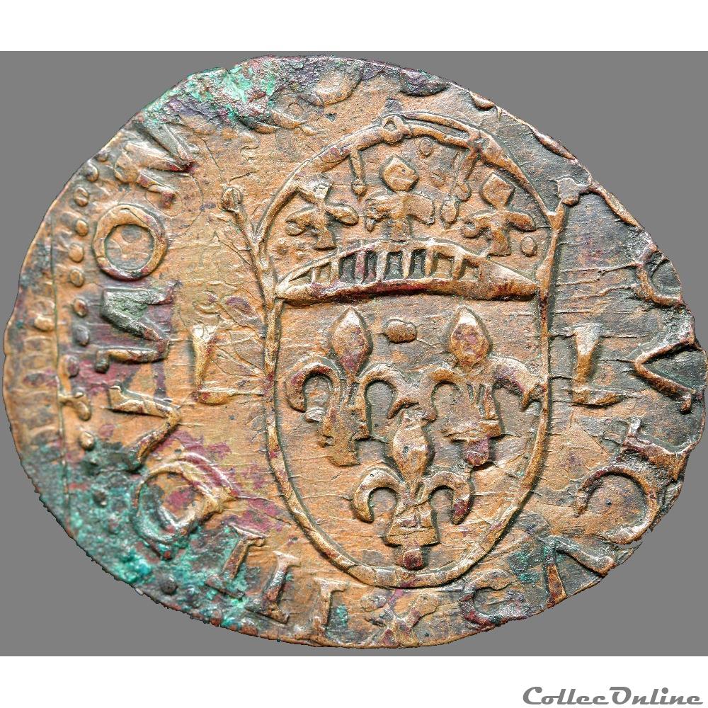 Louis XIII - Faux douzain huguenot monnaie france royale louis xiii faux douzain huguenot