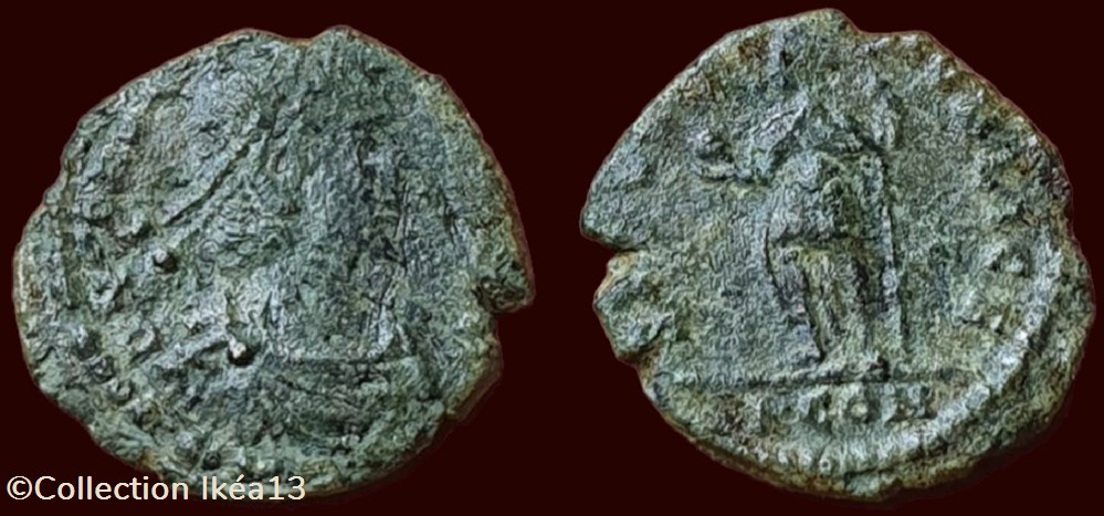 D N CONSTANTIVS P F AVG / SPES REIPVBLICE monnaies antiques romaines imperiales et republicaines d n constantivs p f avg spes reipvblice
