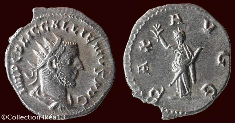 IMP CP LIC GALLIENVS AVG / PAX AVGG monnaies antiques romaines imperiales et republicaines imp cp lic gallienvs avg pax avgg