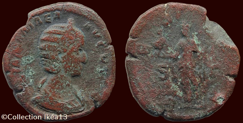 monnaies antiques romaines imperiales et republicaines ivlia mamaea avgvsta vesta