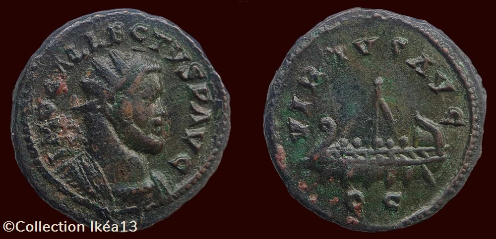 IMP C ALLECTVS P AVG / VIRTVS AVG monnaies antiques romaines imperiales et republicaines imp c allectvs p avg virtvs avg