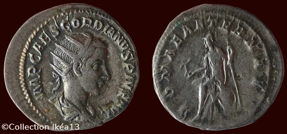 IMP CAES GORDIANVS PIVS AVG / ROMAE AETERNAE monnaies antiques romaines imperiales republicaines imp caes gordianvs pivs avg romae aeternae