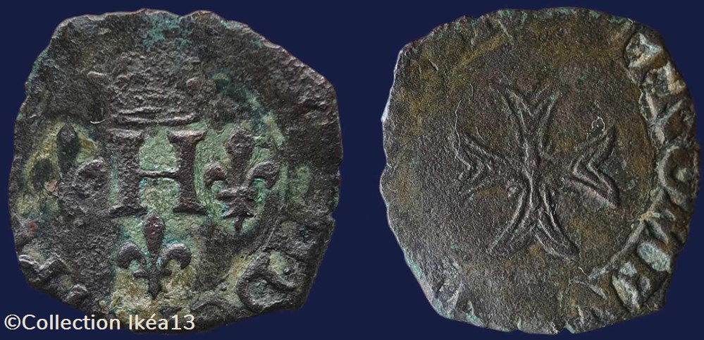HENR. III. D. G. FR. ET. POL. REX / monnaies europe medievale a france royales henr iii d g fr et pol rex