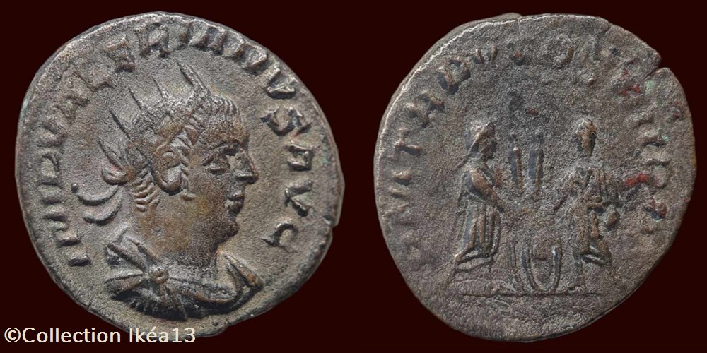 IMP VALERIANVS AVG / P M TR P V COS IIII P P monnaies antiques romaines imperiales et republicaines imp valerianvs avg p m tr p v cos iiii p p
