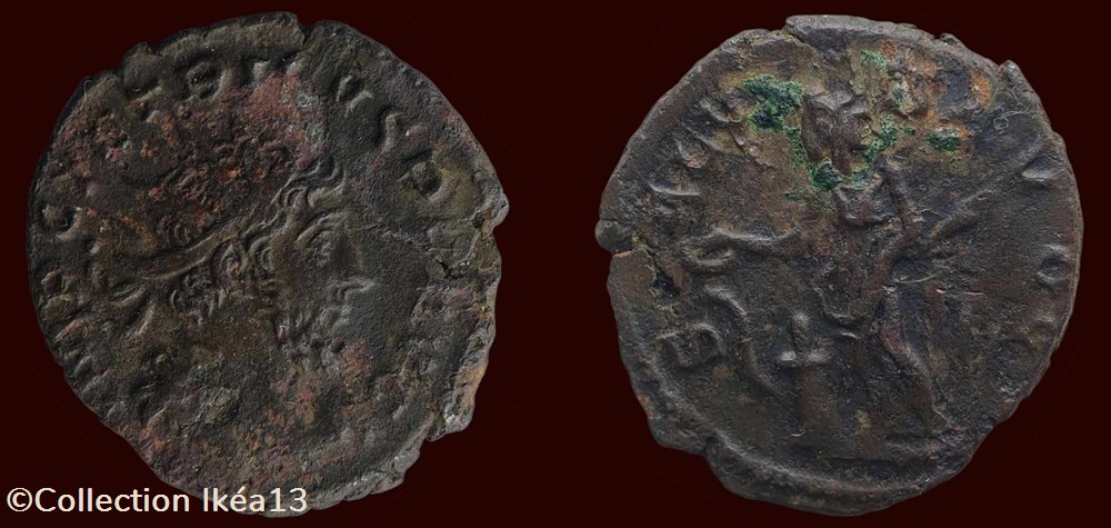 IMP C TETRICVS P F AVG / SALVS AVGG monnaies antiques romaines imperiales republicaines imp c tetricvs p f avg salvs avgg