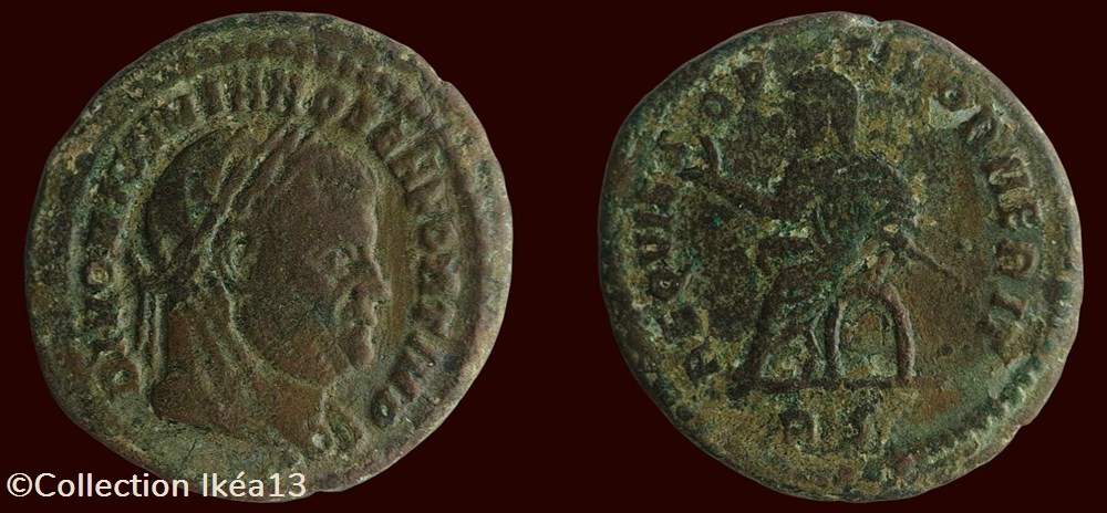 DIVO MAXIMIANO SEN FORT IMP / REQVIES OPTIMOR MERIT monnaies antiques romaines imperiales et republicaines divo maximiano sen fort imp reqvies optimor merit