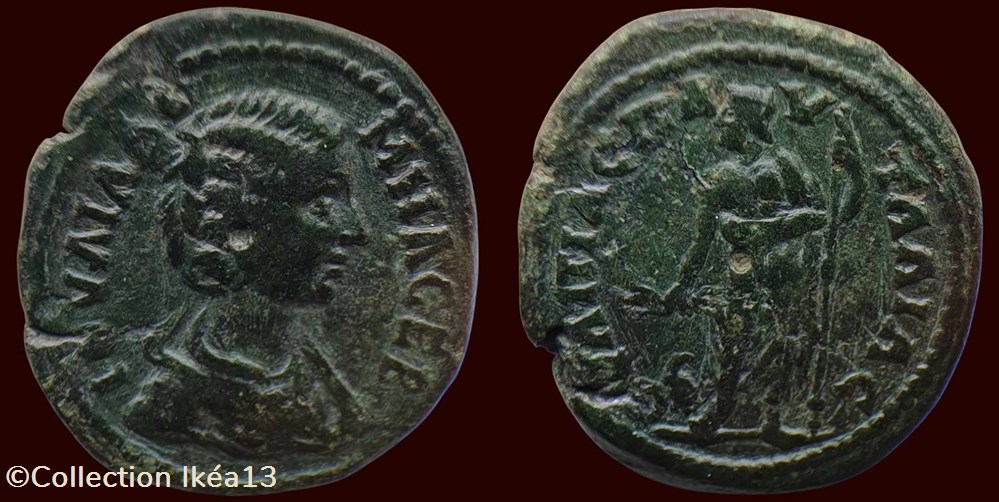 monnaies antiques romaines provinciales iov ia omna ceb oy iac ayta iac