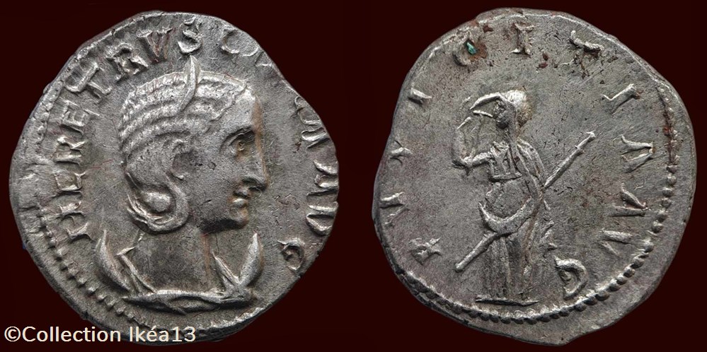 monnaies antiques romaines imperiales republicaines her etrvscilla avg pvdicitia avg