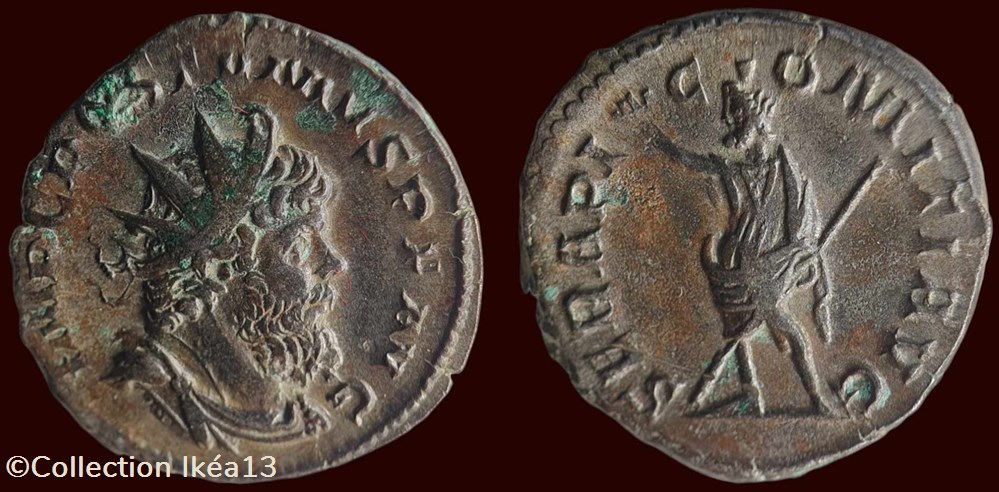 IMP C POSTVMVS P F AVG / SERAPI COMITI AVG monnaies antiques romaines imperiales et republicaines imp c postvmvs p f avg serapi comiti avg