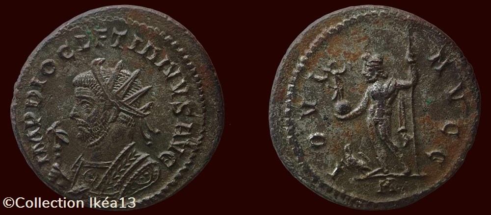 IMP C C VAL DIOCLETIANVS AVG / CONCORDIA MILITVM monnaies antiques romaines imperiales republicaines imp c c val diocletianvs avg concordia militvm