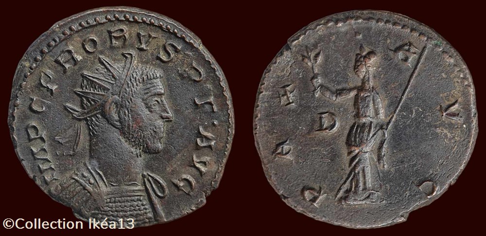 monnaies antiques romaines imperiales et republicaines imp c probvs p f avg pax avg