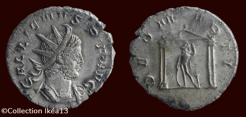 monnaies antiques romaines imperiales et republicaines gallienvs p f avg deo marti
