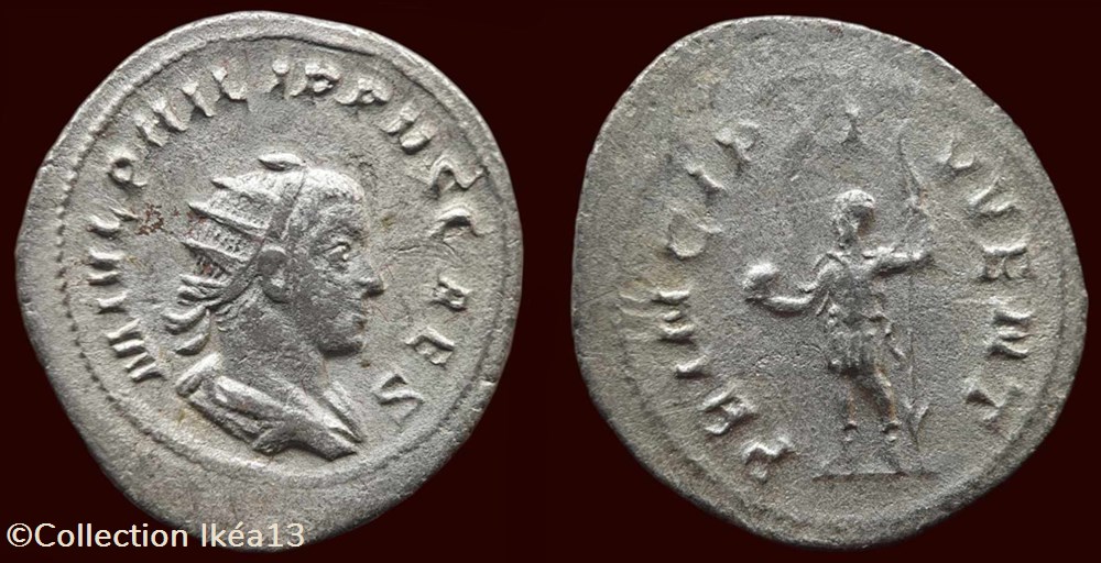 monnaies antiques romaines imperiales et republicaines m ivl philippvs caes principi ivvent