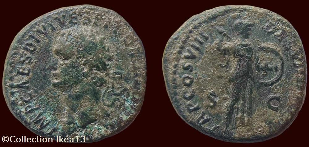 IMP CAES DIVI VESP F DOMITIAN AVG P M / TR P COS VIII DES VIIII P P monnaies antiques romaines imperiales et republicaines imp caes divi vesp f domitian avg p m tr p cos viii des viiii p p