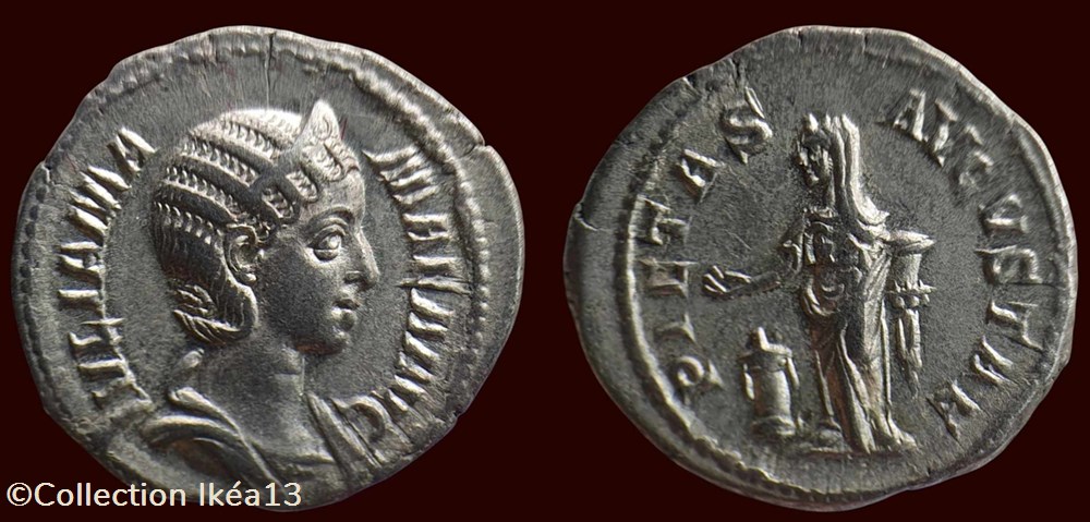 monnaies antiques romaines imperiales republicaines ivlia mamaea avg pietas avgvstae