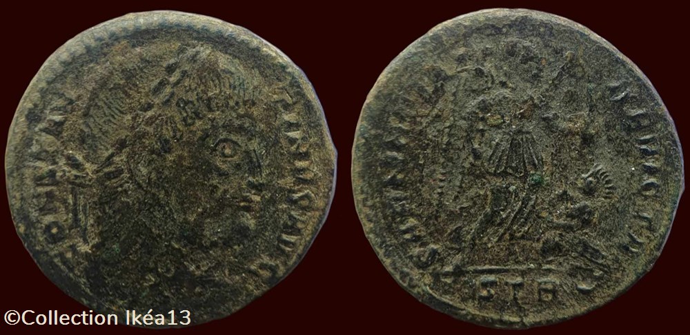 CONSTANTINVS AVG / SARMATIA DEVICTA monnaies antiques romaines imperiales et republicaines constantinvs avg sarmatia devicta