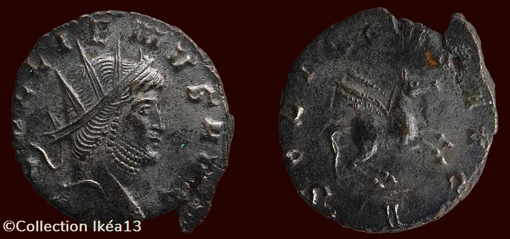 GALLIENVS AVG / SOLI CONS AVG monnaies antiques romaines imperiales et republicaines gallienvs avg soli cons avg