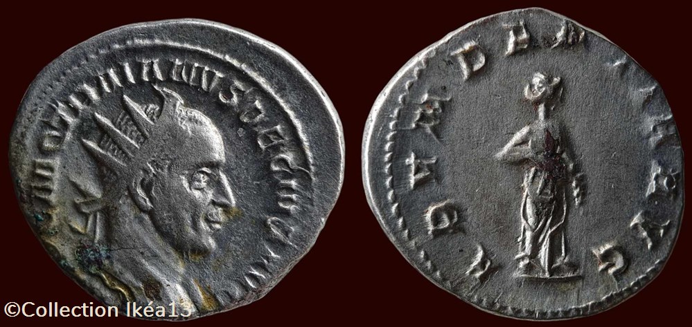 IMP C M Q TRAIANVS DECIVS AVG / ABVNDANTIA AVG monnaies antiques romaines imperiales et republicaines imp c m q traianvs decivs avg abvndantia avg