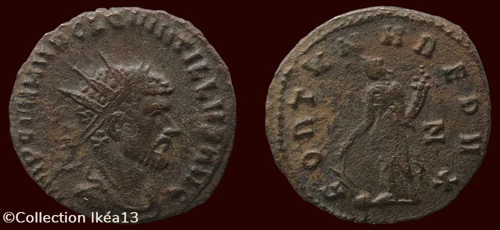 IMP C M AVR CL QVINTILLVS AVG / FORTVNA REDVX monnaies antiques romaines imperiales et republicaines imp c m avr cl qvintillvs avg fortvna redvx