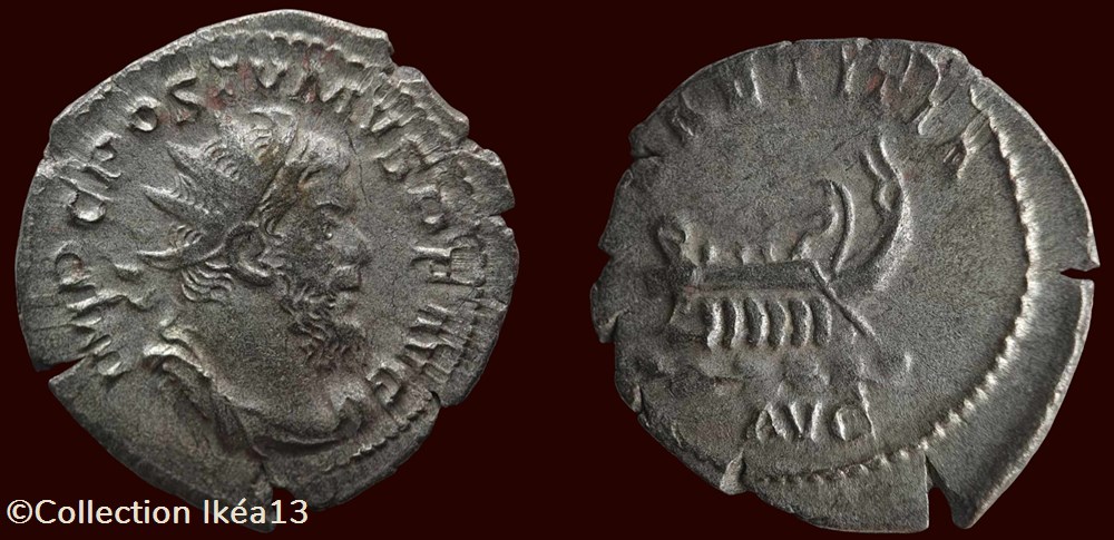 IMP C POSTVMVS P F AVG / LAETITIA // AVG monnaies antiques romaines imperiales republicaines imp c postvmvs p f avg laetitia avg