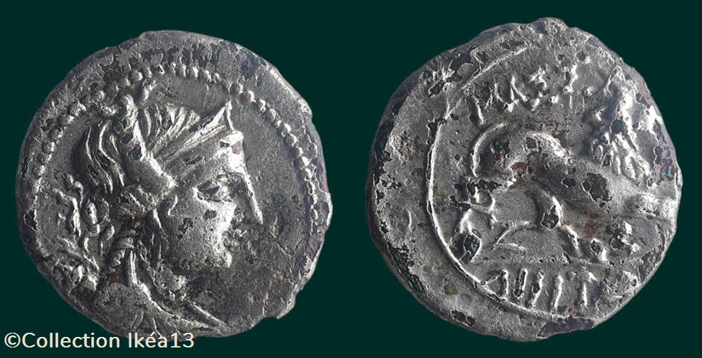 Drachme légère / DRM-41-18a monnaies antiques celtes drachme legere drm 41 18a