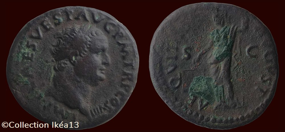IMP T CAES VESP AVG P M TR P COS VIII / AEQVITAS AVGVST monnaies antiques romaines imperiales et republicaines imp t caes vesp avg p m tr p cos viii aeqvitas avgvst
