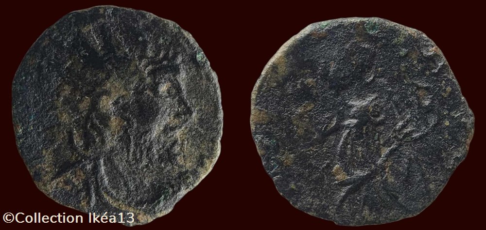 IMP C TETRICVS P F AVG / PAX AVG monnaies antiques romaines imperiales republicaines imp c tetricvs p f avg pax avg