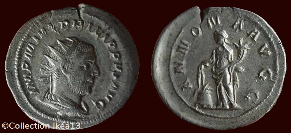monnaies antiques romaines imperiales et republicaines imp m ivl philippvs avg annona avgg