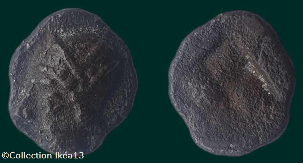 Hémiobole au bonnet perlé monnaies antiques celtes hemiobole au bonnet perle