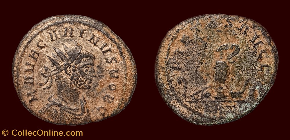M AVR CARINVS NOB C / PIETAS AVGG monnaies antiques romaines imperiales republicaines m avr carinvs nob c pietas avgg