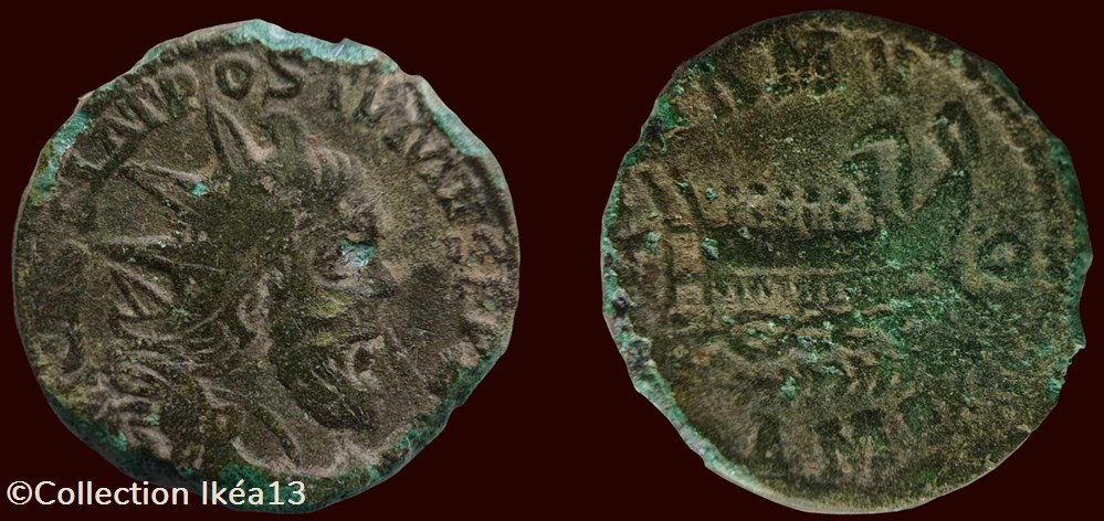 IMP C M CASS LAT POSTVMVS P F AVG / Titulature dégénérée monnaies antiques romaines imperiales et republicaines imp c m cass lat postvmvs p f avg titulature degeneree