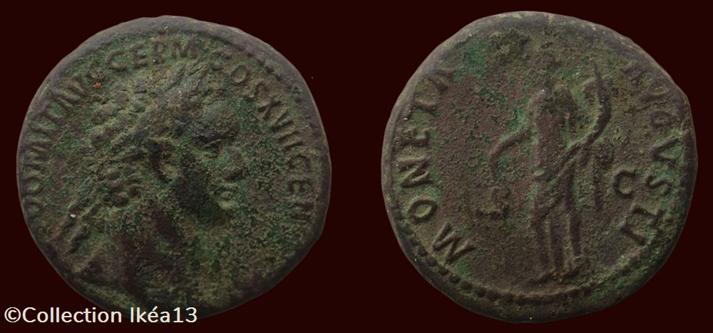 IMP CAES DIVI VESP F DOMITIAN AVG P M / TR P COS VIII DES VIIII P P monnaies antiques romaines imperiales et republicaines imp caes divi vesp f domitian avg p m tr p cos viii des viiii p p