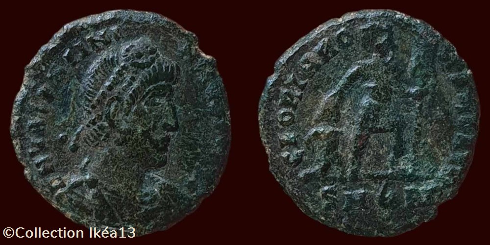 DN VALENTINIANVS P F AVG / GLORIA ROMANORVM monnaies antiques romaines imperiales et republicaines dn valentinianvs p f avg gloria romanorvm