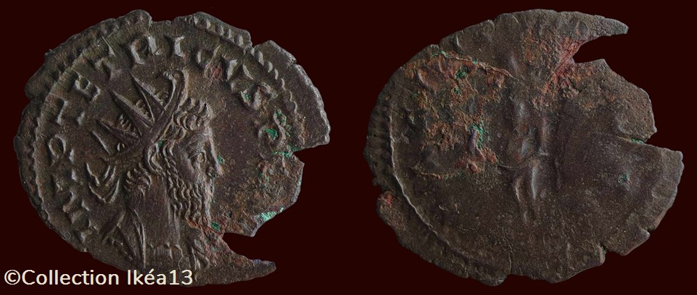 IMP TETRICVS P F AVG / HILARITAS AVGG monnaies antiques romaines imperiales republicaines imp tetricvs p f avg hilaritas avgg