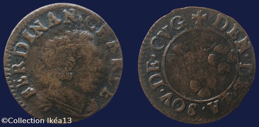 monnaies europe medievale ferdinan charle den de la sov de cvg