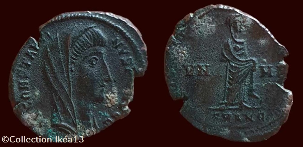 DV CONSTANTINVS PT AVGG / VN MR // SMAN€ monnaies antiques romaines imperiales et republicaines dv constantinvs pt avgg vn mr sman