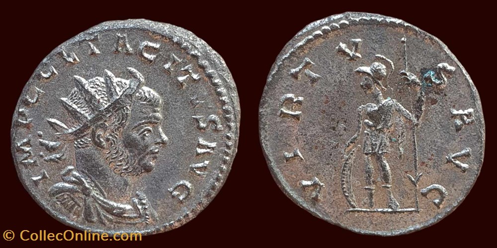 IMP C CL TACITVS AVG / VIRTVS AVG monnaies antiques romaines imperiales et republicaines imp c cl tacitvs avg virtvs avg
