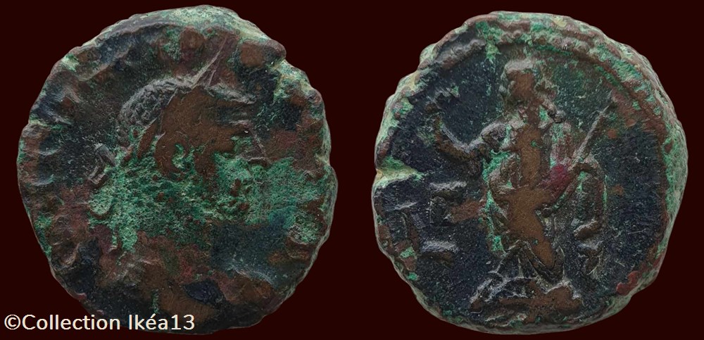 A K M AUR PRO-BOS SEB / LΓ monnaies antiques romaines provinciales a k m aur pro bos seb l