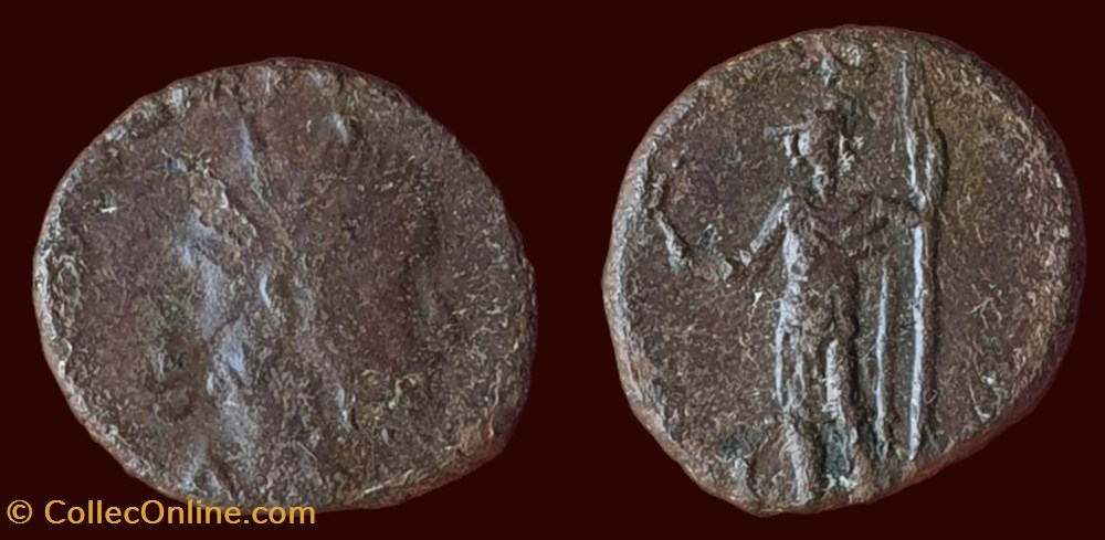 IMP C TETRICVS P F AVG / VIRTVS AVGG monnaies antiques romaines imperiales republicaines imp c tetricvs p f avg virtvs avgg