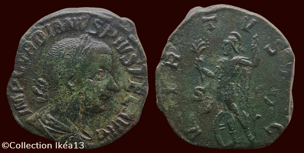 IMP GORDIANVS PIVS FEL AVG / VIRTVS AVG monnaies antiques romaines imperiales et republicaines imp gordianvs pivs fel avg virtvs avg