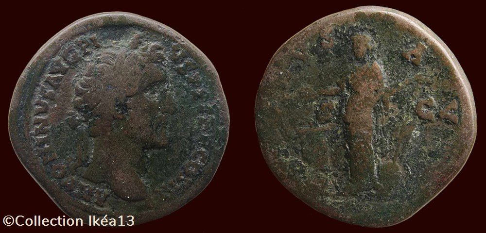 ANTONINVS AVG PIVS P P TR P COS III / SALVS AVG monnaies antiques romaines imperiales et republicaines antoninvs avg pivs p p tr p cos iii salvs avg
