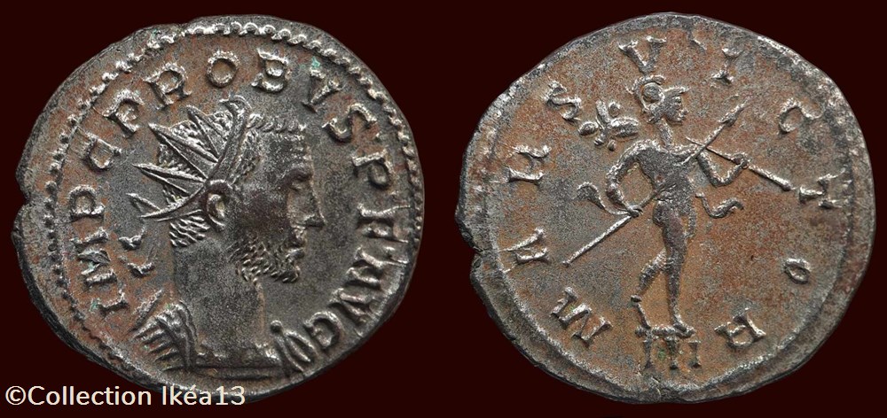 IMP C PROBVS. P. F. AVG / MARS VICTOR monnaies antiques romaines imperiales et republicaines imp c probvs p f avg mars victor