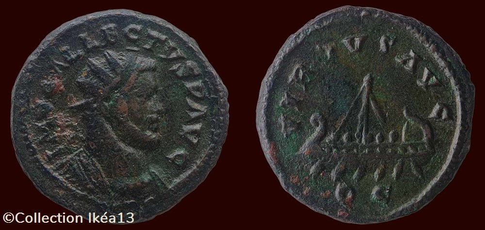 IMP C ALLECTVS P AVG / VIRTVS AVG monnaies antiques romaines imperiales et republicaines imp c allectvs p avg virtvs avg