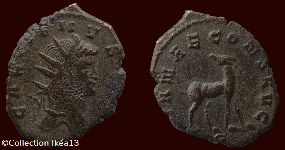 monnaies antiques romaines imperiales et republicaines gallienvs avg dianae cons avg