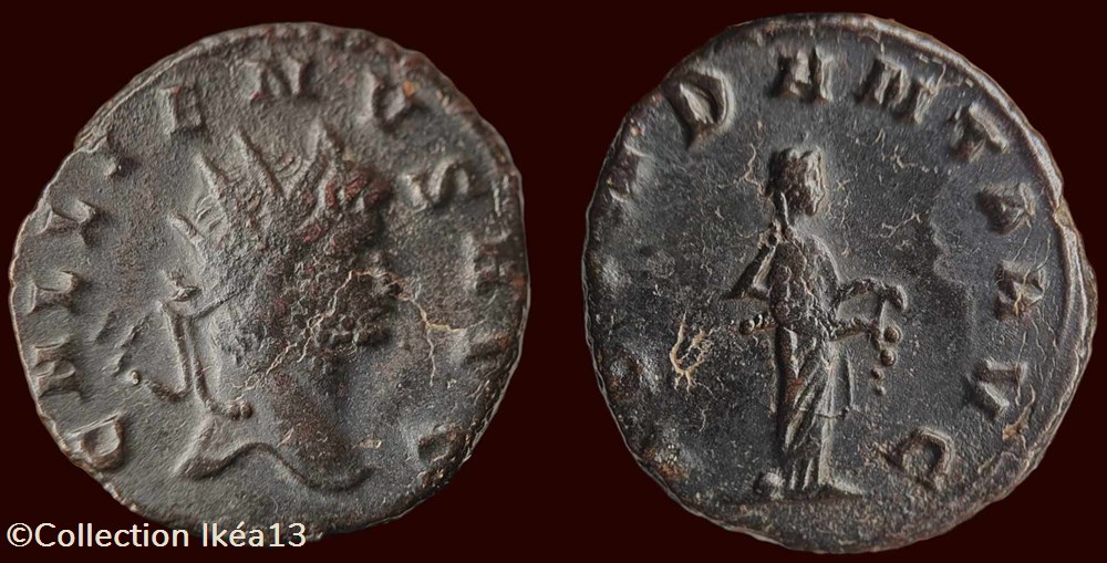 monnaies antiques romaines imperiales et republicaines gallienvs avg abvndanta avg fautee