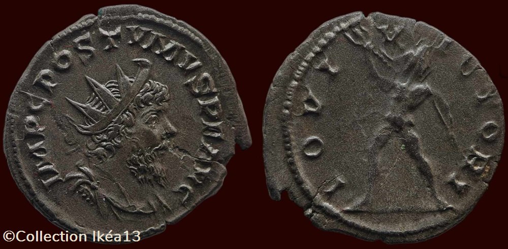 IMP C POSTVMVS P F AVG / IOVI VICTORI monnaies antiques romaines imperiales et republicaines imp c postvmvs p f avg iovi victori