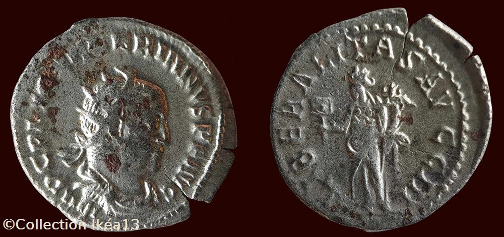 IMP C P LIC VALERIANVS PF AVG / LIBÉRALITAS AVGG III monnaies antiques romaines imperiales et republicaines imp c p lic valerianvs pf avg liberalitas avgg iii